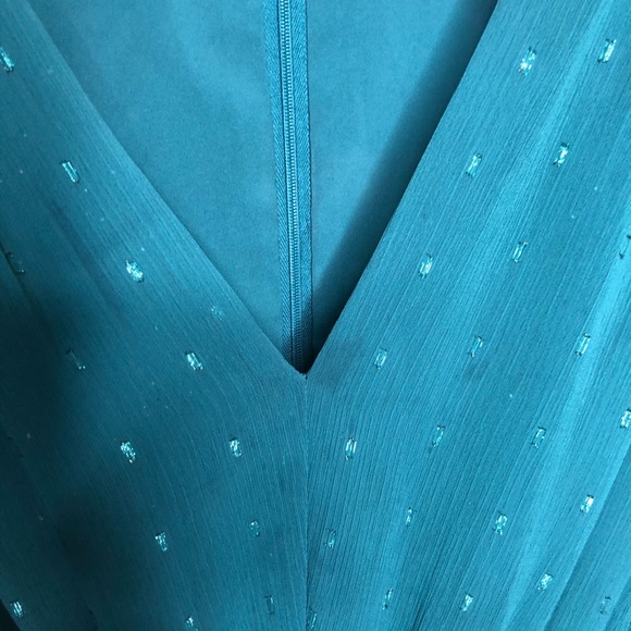 Gal Meets Glam Smocked Fit & Flare Dress 12 NWT - Picture 8 of 10